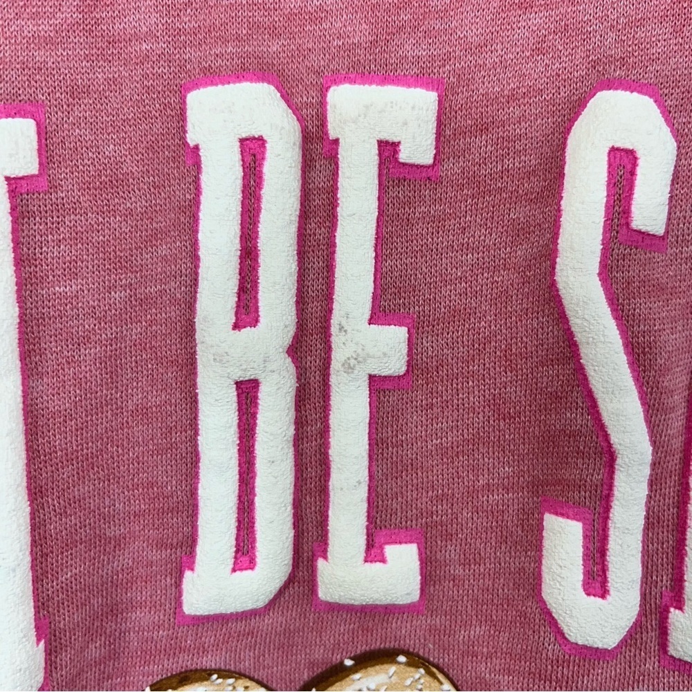 Simply Southern ‘Don’t Be Salty’ Pink Dye Pullover Sweatshirt Women’s Small - Picture 4 of 7